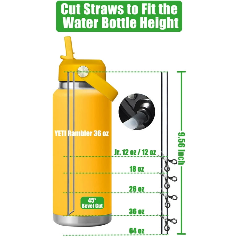 FLORAPELL Straw lid for Yeti Rambler 18 26 36 64 oz, Lid with