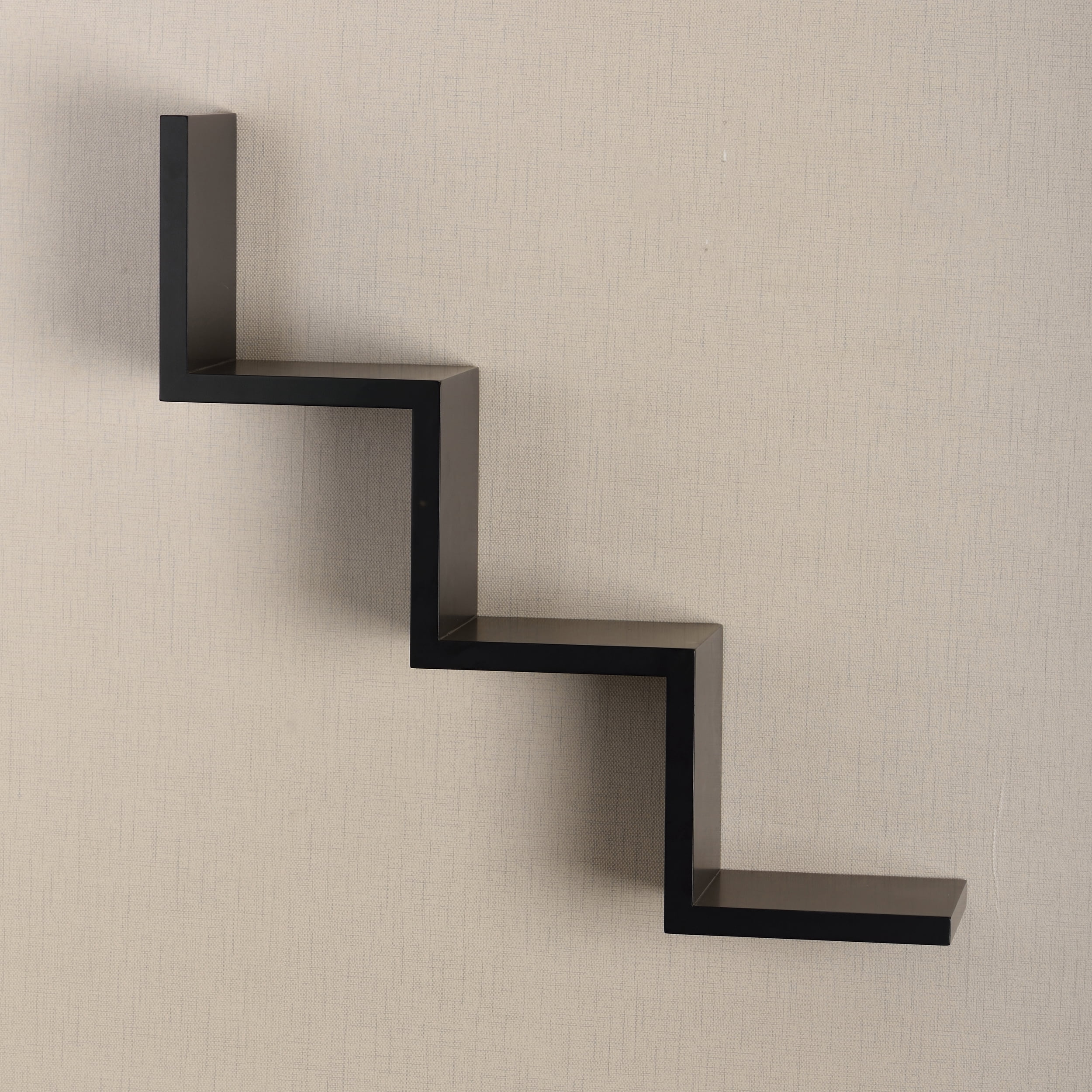 V-Light Black Wall Ladder Shelf