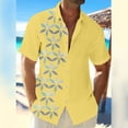 thumbnail image 2 of Hawaiian Shirt For Men, Men's Vintage Button Down Bowling Shirts Short Sleeve Summer Beach Shirt XL, 2 of 5