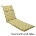 thumbnail image 2 of Pillow Perfect 506845 Rossmere Yellow Chaise Lounge Cushion, 2 of 2