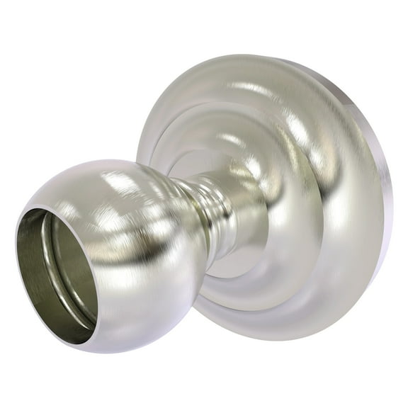 Shower Curtain Rod Brackets - Satin Nickel