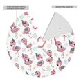 thumbnail image 2 of Yiaed Flamingos Tribal Print Christmas Tree Skirt , Tree SkirtsTree Mat for Christmas Winter Holiday Indoor Decorations-36", 2 of 7