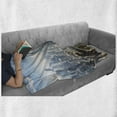 thumbnail image 6 of Cityscape Soft Flannel Fleece Blanket, Aerial View of Chicago USA Tall Buildings Contemporary Architecture Skyscrapers, Cozy Plush for Indoor and Outdoor Use, 60" x 80", Multicolor, by Ambesonne, 6 of 6