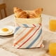 thumbnail image 1 of Bolsa de pan de cera de abejas con cremallera, reutilizable, de doble capa, con hebilla, para conservar alimentos frescos, para pan, frutas, verduras y aperitivos., 1 of 6