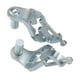 thumbnail image 2 of 2 pasadores de bisagra para puerta de poste en T de hierro para colgar puertas de AT Post, colgador de puertas resistente Plata, 2 of 9