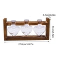 thumbnail image 5 of Dserhfy Plants Propagation Station with Wooden Stand Indoor Plant Terrarium Hydroponic Flower Holder Container Decoration Table Centerpiece, 5 of 7