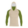 thumbnail image 2 of Men's UV Protection Sun Hoodie Color Block UPF 50+ Long Sleeve Fishing Shirt Lightweight Hiking Rash Guard, 2 of 4