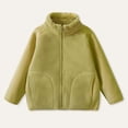 thumbnail image 2 of StSilkitty Fleece Jacket for Boys Girls Long Sleeve Stand Collar Full Zip Jacket Coat with Pockets Fall Winter Warm Outerwear, 2 of 5