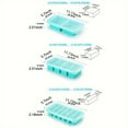 thumbnail image 2 of SDOTXA Silicone Freezing Tray with Lid - Large Food Freezer Mold  Easy Clean Storage Container for Soups  Broths & Leftovers  Washable  Ideal for Camping  Dining & Fridge Use - Multipurpo, 2 of 6