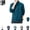 Turquoise, variant on Mfakffe Jackets for Men Summer Outdoor Solid Color Versatile Comfy Loose Jacket Lightweight Sport Casual Windbreaker Coat