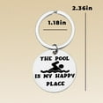 thumbnail image 5 of Swimmer Gifts for Daughter Son Birthday Gifts for Brother Sister Swimming Pool Keychain Gift for Swimmer Friend Bestie Christmas Gifts for Boyfriend Girlfriend Swim Keychain Gift for Swim Coach, 5 of 7