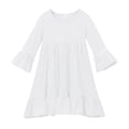 thumbnail image 6 of 12 Month Girl Clothes Muslim Dresses Girls with Hijab Solid Color Long Sleeved Dress+Headscarf Dress Set for Children and Girls During The Muslim Holy Month Of Ramadan,6 Month-8 Years, 6 of 7