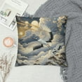 thumbnail image 2 of Shiartex Black Oriental Throw Pillow Covers Set of Decorative Birds Crane Pillow Cases Asian Japanese Couch Cushion Covers Home Decor for Sofa Bedroom Living Room，Multi-Size, 2 of 5