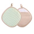 thumbnail image 2 of Agarraderas gruesas para cocina con textura de ondas, agarraderas de silicona antideslizantes, 2 of 8