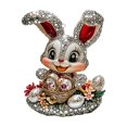 thumbnail image 2 of Bunny Decorative Pendant Car Rearview Mirror Pendant Backpack Pendant, 2 of 5