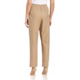 thumbnail image 2 of Alfred Dunner Women's Polyester Pull-On Pants - Medium Length, Tan, 10, 2 of 2