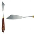 thumbnail image 2 of Creative Mark Stainless Steel Palette Knife Painting Tools - Paint Palette with Wooden Handle - Variety of Shapes and Sizes - 38T, 2-3/4 in, 2 of 2