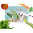 thumbnail image 2 of Carolines Treasures BB1588LCB Christmas Tree And Cocker Spaniel Glass Cutting Board- Large, 2 of 2