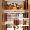 thumbnail image 4 of 28"H Stackable Storage Cabinet with Doors & Wheels, Adjustable 3 Tier Plastic Organizer Bin for Home, Office, Garage Storage, White, 4 of 6
