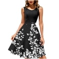 thumbnail image 3 of TaTaai Women's Long Sleeve V Neck Dress Solid Color Casual Loose Fit Mid Calf Length Shift Dress with Elastic Cuffs Soft Lounge Dress Spring Fall Gift, 3 of 7