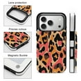 thumbnail image 3 of Abstract Coral Leopard Print Leather Wallet Case for iPhone 12 Pro Max Wallet Case Card Holder Flip, 3 of 8