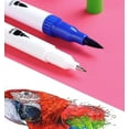 thumbnail image 3 of 50 boxes Watercolor Coloured Pens Fine Brush Tip Colouring Markers Fineliner Pen For Lettering Felt Art Supplies Drawing Reading Manga/12pcs,ssxjv, 3 of 5