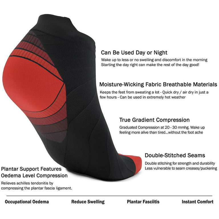  Copper Compression Calf Sleeves - Footless Compression Socks  for Running, Cycling & Fitness. Orthopedic Brace for Shin Splints, Varicose  Veins, Arthritis, Sprains, Strains (1 Pair Large) : Health & Household