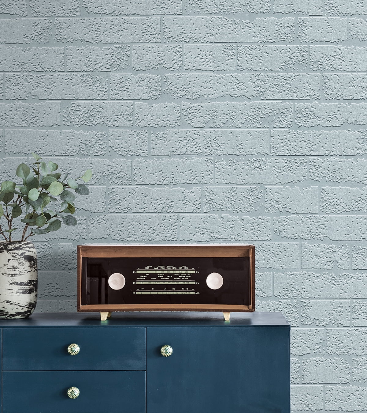 Seabrook Designs Erismann Industrial Brick Paintable Wallpaper - 20.9 in. W x 33 ft. L