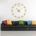 thumbnail image 6 of Niceauty Decorative Golden Acrylic Wall Clock Oversize Silent Round Wall Clock for Bedroom, 6 of 8