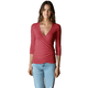 thumbnail image 1 of Blusa Mujer Manga 3 Cuartos Cuello V Comodidad y Estilo, 1 of 5