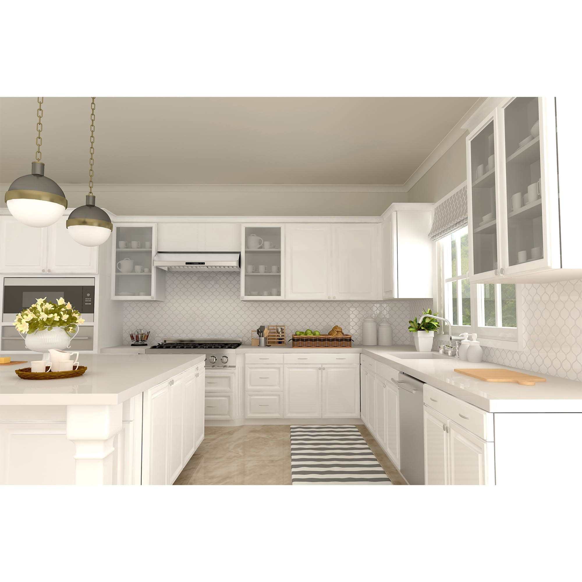 ZLINE 42 in. Under Cabinet Range Hood in Stainless Steel (619-42)