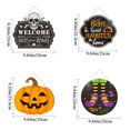 thumbnail image 2 of Letrero Colgante de Halloween 4 Piezas Decoraciones de Halloween Letrero de Puerta Letrero Colgante Sangriento de Halloween Colgador de Puerta de Halloween Decoraciones de Puerta Delantera, 2 of 5