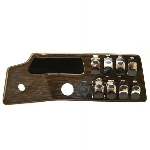 Lund Boat Switch Panel 2219448 | 16 x 5 3/8 Inch Faux Wood Grain