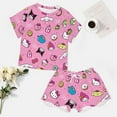 thumbnail image 2 of Hello Kitty Women Pajamas Set Loungewear Sleepwear 2 Piece PJ Sets, 2 of 7