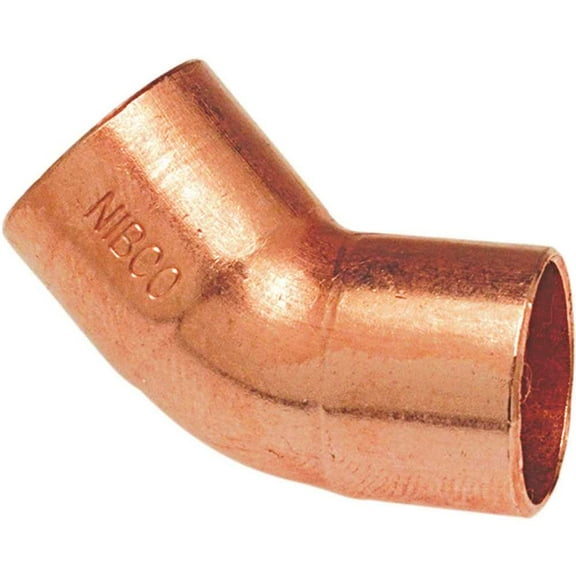 NIBCO CP60658 5/8 in. Wrot Copper 45-Degree C x C Elbow