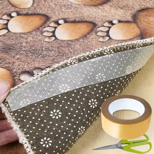 Tekola Extra Strong Double Sided Fabric Tape Heavy Duty for Clothes,Double Stick Fabric Tape for Carpet/Clothing 2inch x 33FT(10m) High Stickness Strong 2 Sided Tape