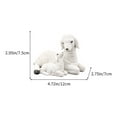 thumbnail image 3 of Gmogad Small Sheep Figurine for Garden Decor, Cute Farmhouse Patio Lawn Ornament, Outdoor Wedding, Spring Easter, Christmas Village Display, Kids Room Shelf Decor, 3 of 6