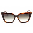 thumbnail image 2 of Calvin Klein CK 22516S Plastic Womens Cat-Eye Sunglasses Brown Havana 54mm Adult, 2 of 2