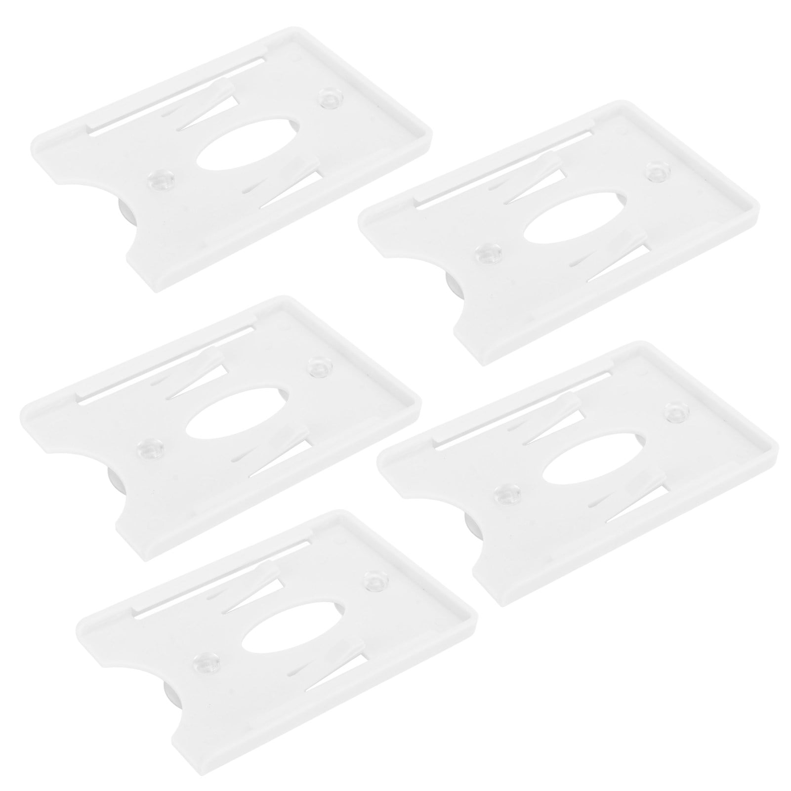 Id Card Sleeve 5 Pcs IC Card Holder Windshield Card Display Sleeve For Community Personnel