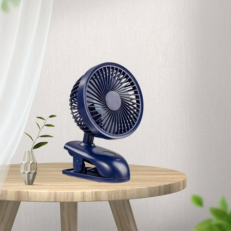 

Dpityserensio Clip On Fan 4 Speeds Small USB Fan with Strong Airflow Clip & Desk Fan with Digital Display Ultra Quiet Operation for office Bedroom School Stroller 5000MAH Clearance