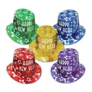 Beistle Gem-Star New Year Hi-Hat One Size Assorted 88815-25