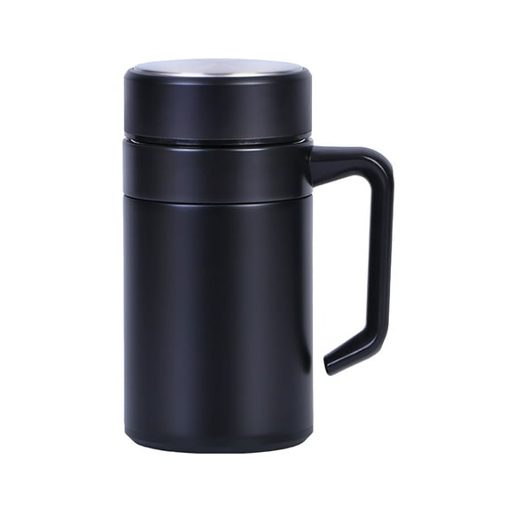 Glass & Bottle Tea Mug with Filter and Lid – Tea Infuser Coffee Travel Mug 135 Oz for Cold Brew Tea Accessories Dishwasher Safe