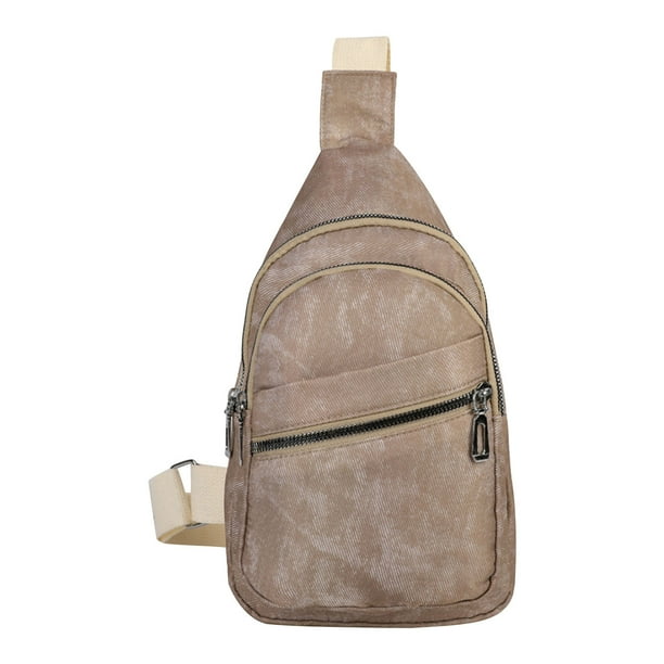 Bolso de pecho para hombre, bandolera, versátil, informal, pequeño, multifuncional, para correr, deportes, bolso de pecho, almacenamiento