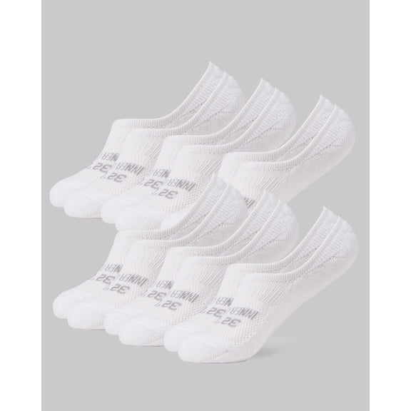 32 DEGREEES Women's 6 Pack Comfort No Show Socks size Medium