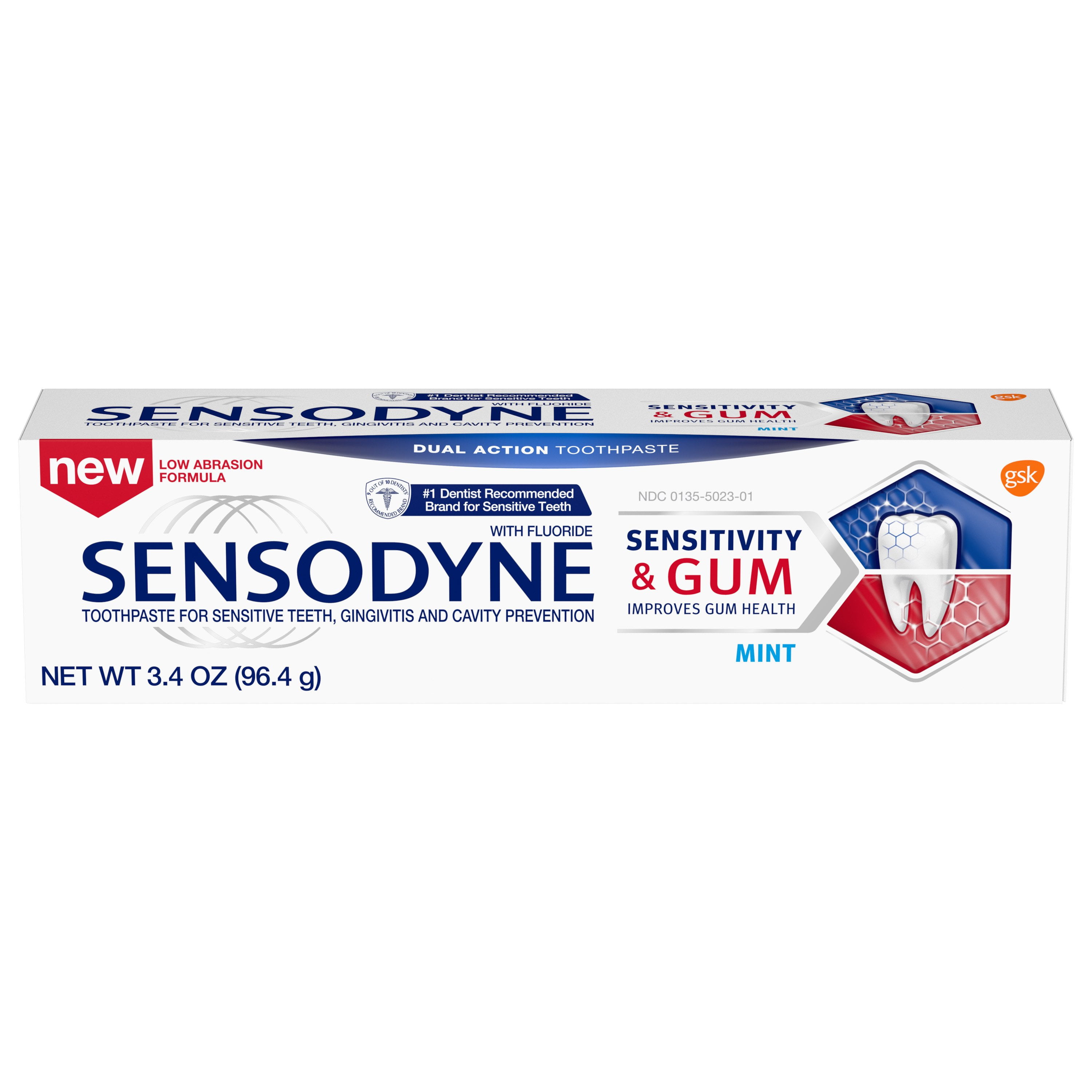Sensodyne Sensitivity & Gum Mint Toothpaste, 3.4 Ounces