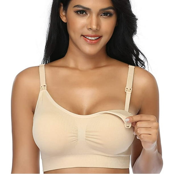 Women's Bra Underwire High Impact Workout Running High Support Sports Bra  (Color : White, Size : 34C) at  Women's Clothing store