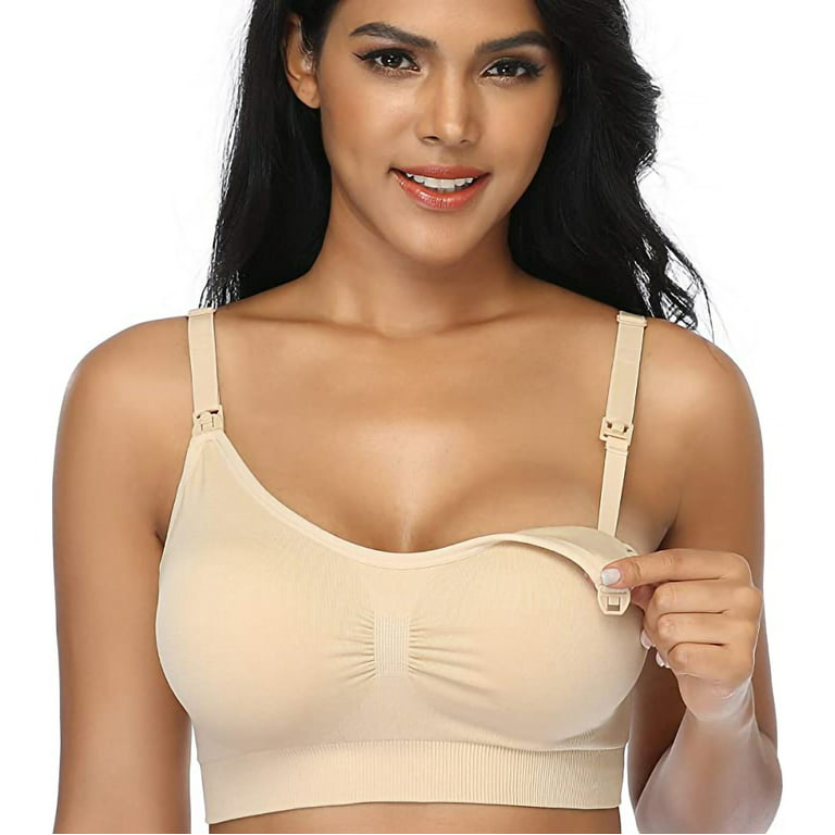 SELONE Bras for Women Push Up No Underwire Maternity Yoga Bras