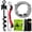 17in Stake (20ft Cable), variant on Furggis Heavy Duty Dog Tie Out Stake with 20FT Cable, Shock Absorbing Bungee Tether, Rust Proof Ground Anchor for Yard, Camping & Outdoor, Holds up to 360 Lbs