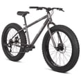 thumbnail image 2 of Mongoose Malus Fat Tire Mountain Bike, 26 Inch Wheels, Ages 14+, Gray, 2 of 7