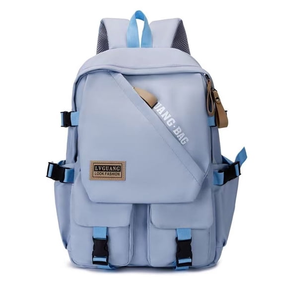 Simple Retro Backpack Fashion Bookbag Korean Style Large Capacity Laptop Bag With Side Pockets,Aesthetic Back Pack For Travel Gym Sport OutdoorHiking Camping Daypack